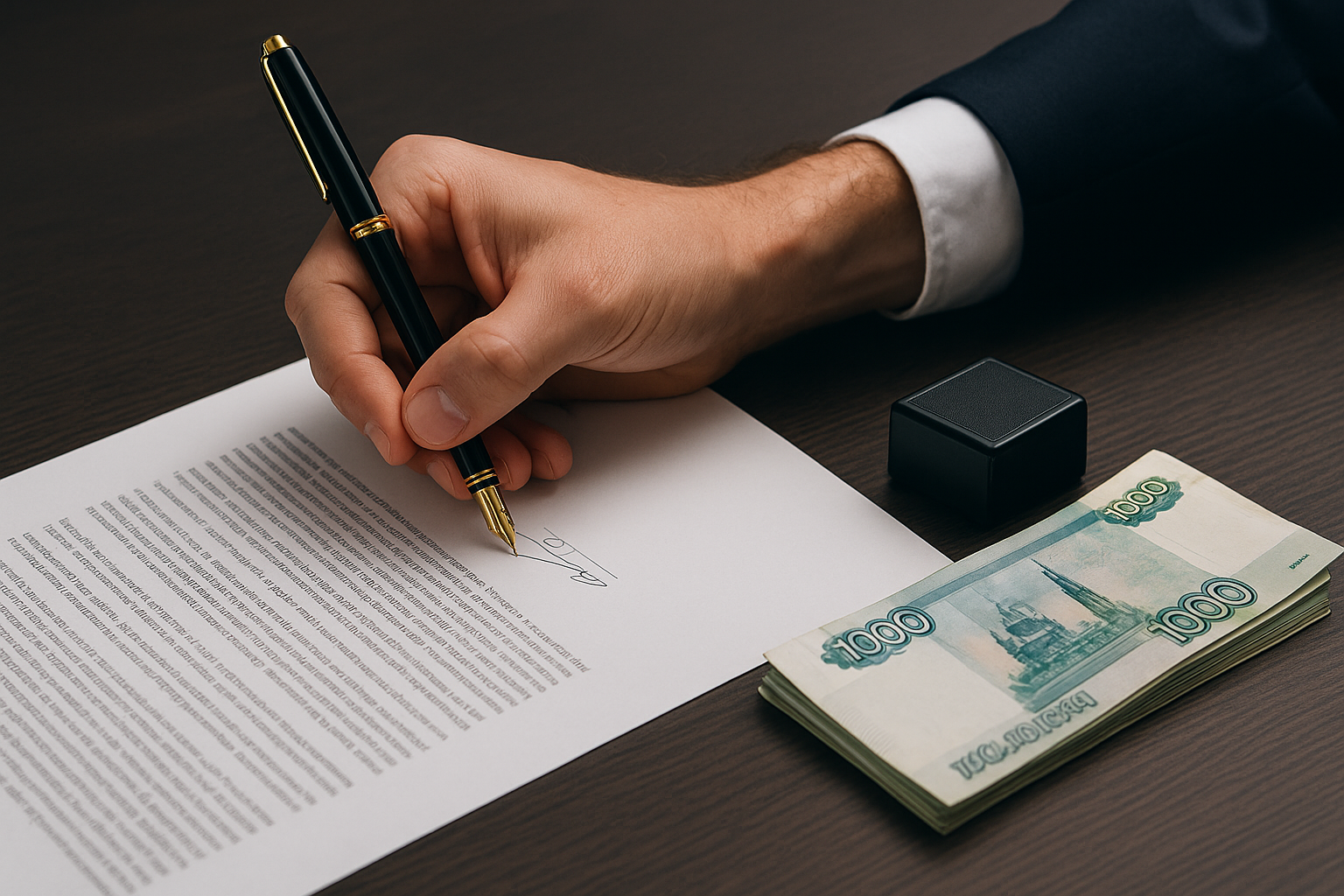 Оплата услуг нотариуса при продаже ООО